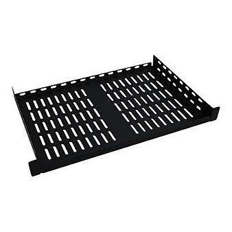 Tripp Lite Rack Shelf for 4 Post Rack Toolless Mounting, Black (SRSHELF2P1UTM)