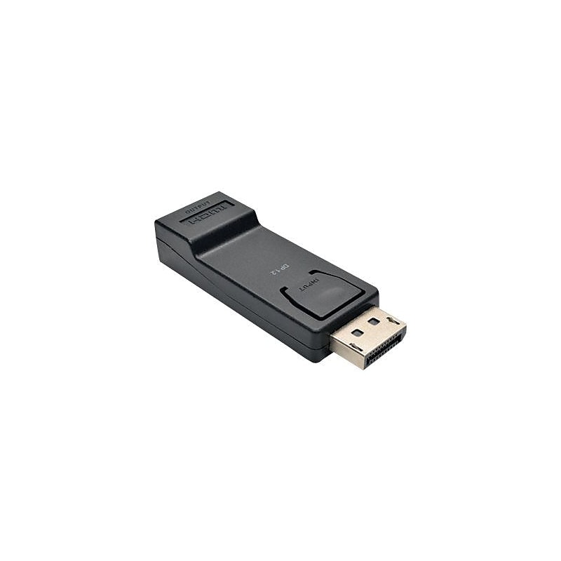 Tripp Lite (P136-000-UHD-V2) DP to HDMI 4K Video Adapter A/V Converter, Displayport/HDMI, Black image 1