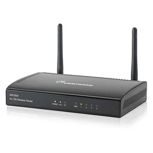 Comtrend WR5930 Dual Band Wireless Router, 750 Mbps, 5 Ports Staples