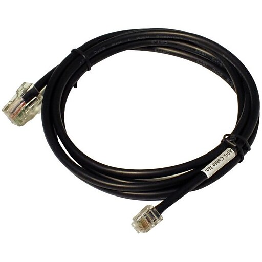 APG CD101B 5' Network Cable, RJ12/RJ45 Male/Male, Black at Staples