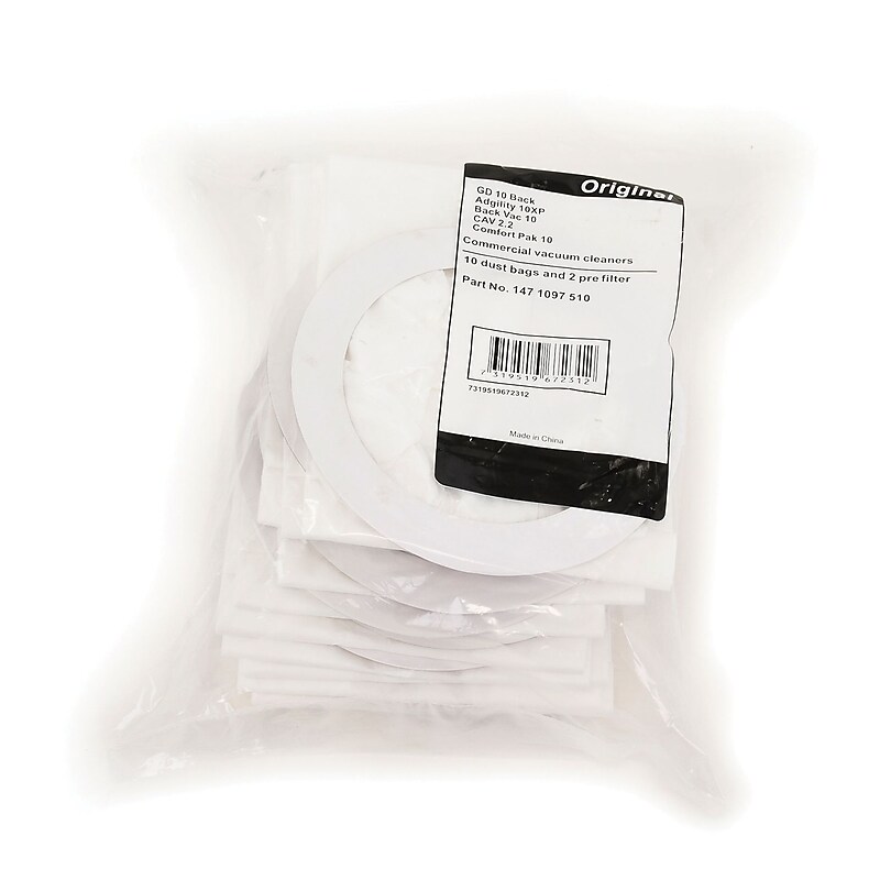 Clarke® by Nilfisk Nilfisk-Advance Comfort Pak Vacuum Bags, 10/Ct image 1