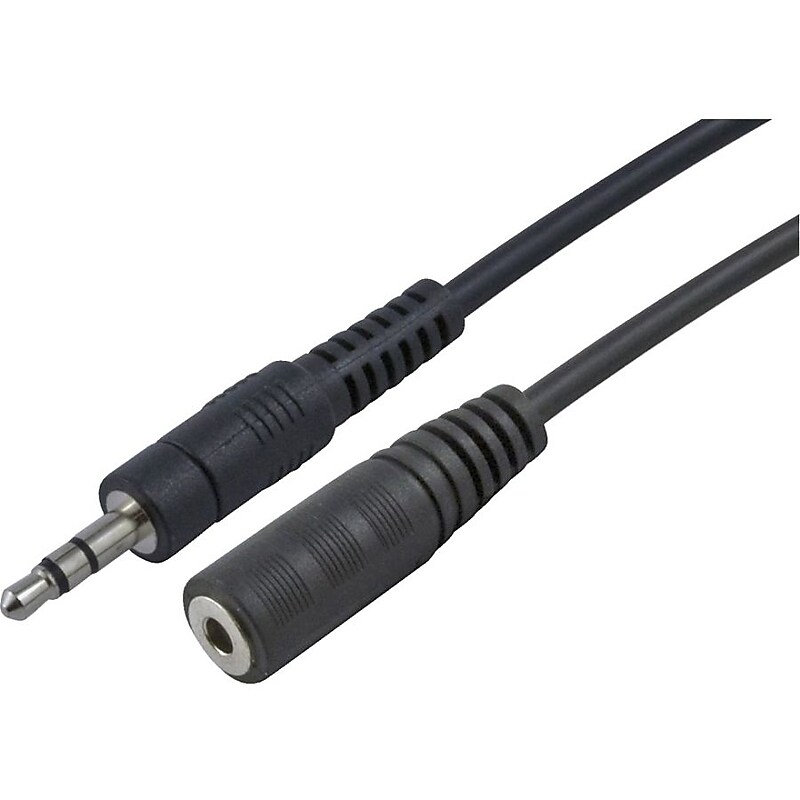 4XEM 4X35MF15 15' Stereo Jack Cable, Black image 1
