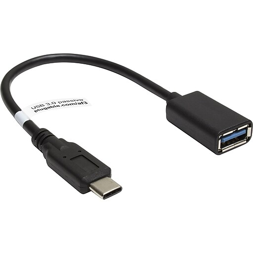 Plugable 6" USB 3.0 Type C to Type A Male/Female Passive Data Transfer