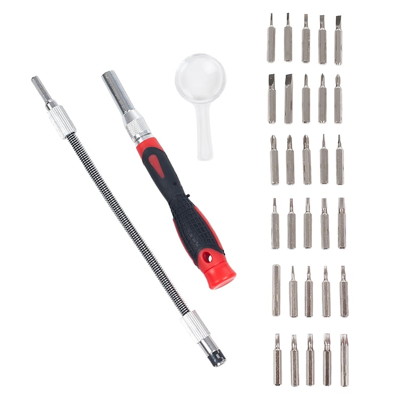 Stalwart Precision Screwdriver Set with Flex Shaft, 30 Piece/Set (886511718500) image 1
