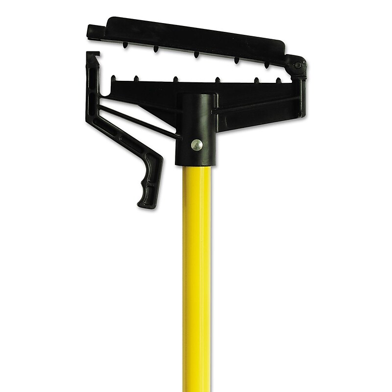 O-Cedar Commercial Quick-Change Mop Handle, 60", Fiberglass, Yellow, 6/Carton image 1