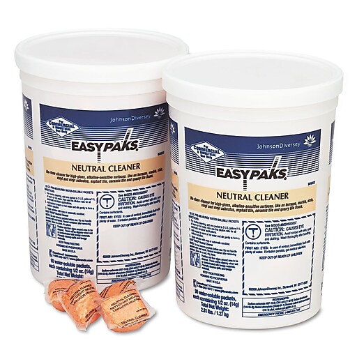 Easy Paks® Neutral Cleaner, .5oz Packet, 90/tub, 2 Tubs/carton at Staples