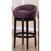 Armen Living Igloo 30 inch Swivel Bar Stool; Eggplant by