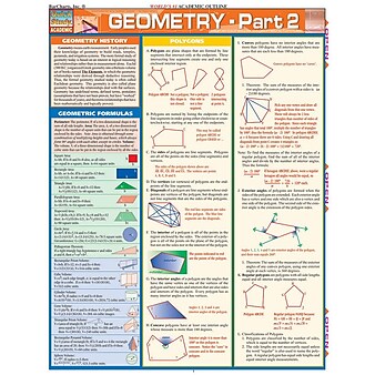BarCharts, Inc. QuickStudy® Geometry Reference Set (9781423231561)