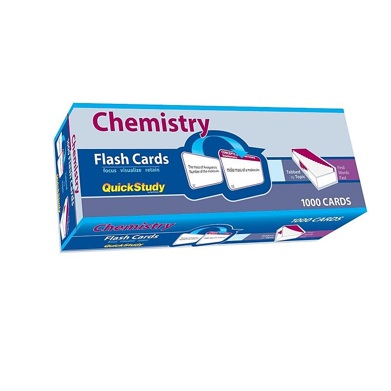 BarCharts, Inc. QuickStudy® Chemistry Flashcard & Reference Set (9781423230656) image 1