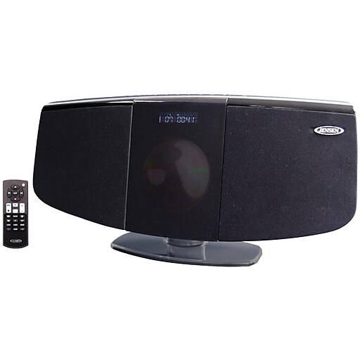 JENSEN JENJBS350 Bluetooth WallMountable Music System with CD Player