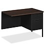 HON Metro Classic Right Return, 42" x 24" x 29.5", Mocha/Black (HONP3235RMOP)~#|#~m003170233_sc7