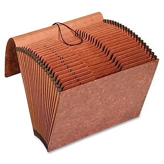 Pendaflex Recycled Heavy Duty Accordian File, Elastic Closure, Letter Size, Brown (R117ALHD)