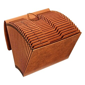 Pendaflex Heavy Duty High, Quality Expanding File with Flap, Legal, 8.50" x 14" Sheet Size, 21 Pocket(s), Brow