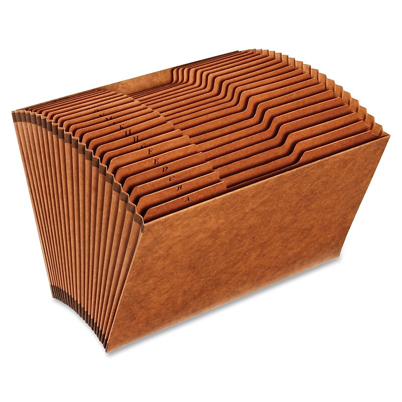 Pendaflex Heavy Duty Reinforced Paper Stock Accordion File, 21 Pocket, Legal, Brown (R219AHD) image 1