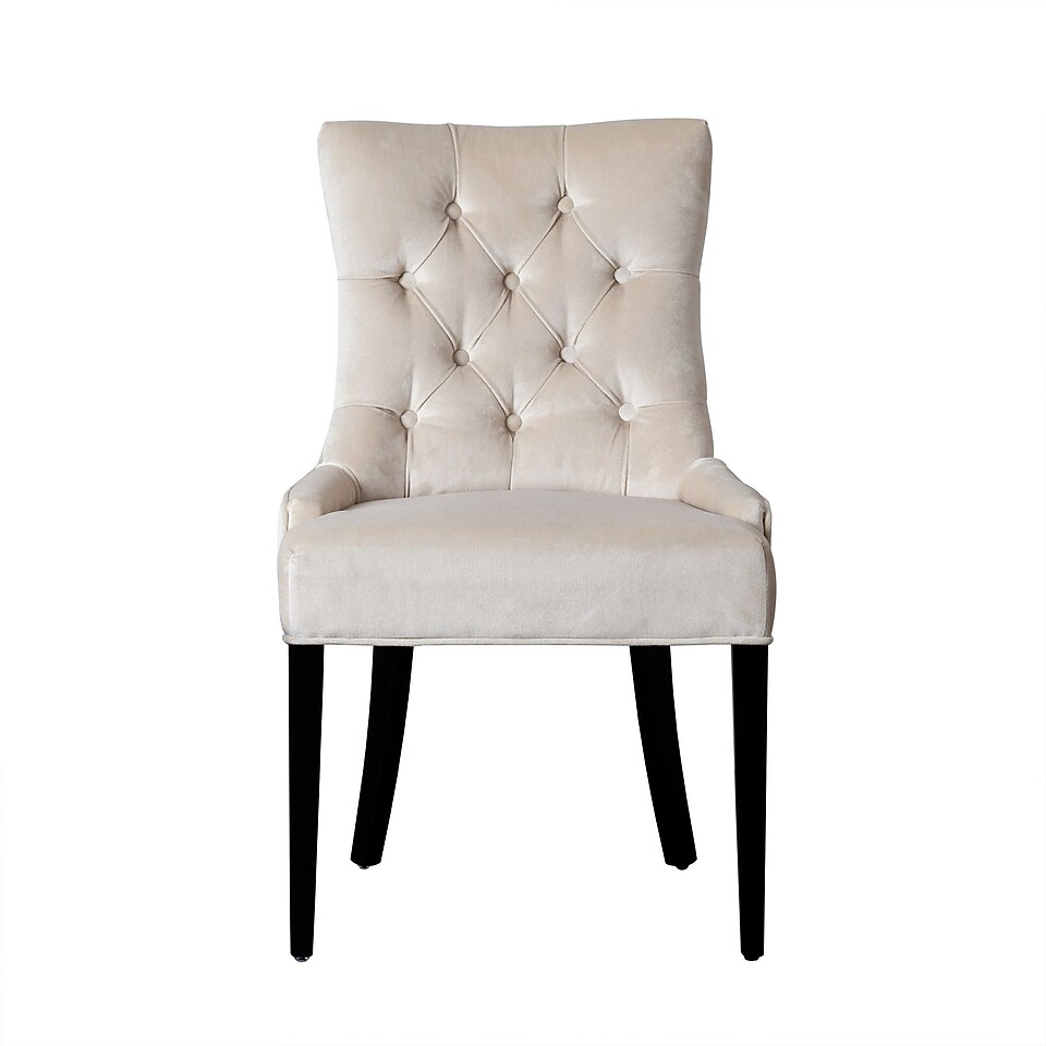 Abbyson Living Franklin Side Chair; Cream