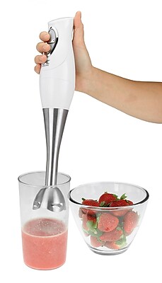 Kalorik White/Stainless Steel Stick Mixer + Mixing Cup - White / Black for $16.99 @Staples