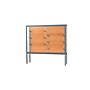 Ghent Challenger 72"W x 66"H x 16"D Floor Case, Cork Back, Satin Natural Finish, Aluminum Legs~#|#~m003187481_sc7