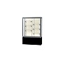 Ghent Challenger 48"W x 66"H x 16"D Floor Case, Plaque Back, Satin Natural Fin, Blk Laminate Base~#|#~m003187507_sc7