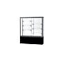 Ghent Challenger 60"W x 66"H x 16"D Floor Case, White Back, Satin Natural Fin, Black Laminate Base~#|#~m003187515_sc7