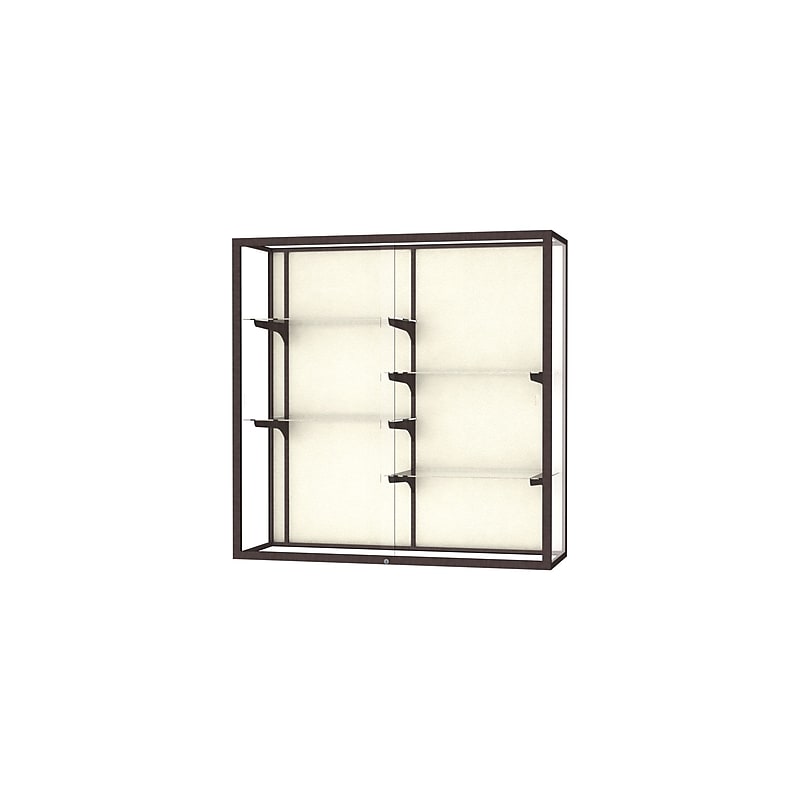 Ghent Champion 48"W x 48"H x 16"D Wall Case, Plaque Back image 1