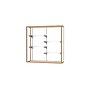 Ghent Champion 48"W x 48"H x 16"D Wall Case, White Back, Champagne Finish~#|#~m003187561_sc7