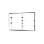 Ghent Champion 72"W x 48"H x 16"D Wall Case, White Back w/ Satin Finish~#|#~m003187574_sc7