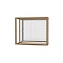 Ghent Champion 36"W x 30"H x 14"D Wall Case, Mirror Back, Champagne Finish~#|#~m003187576_sc7