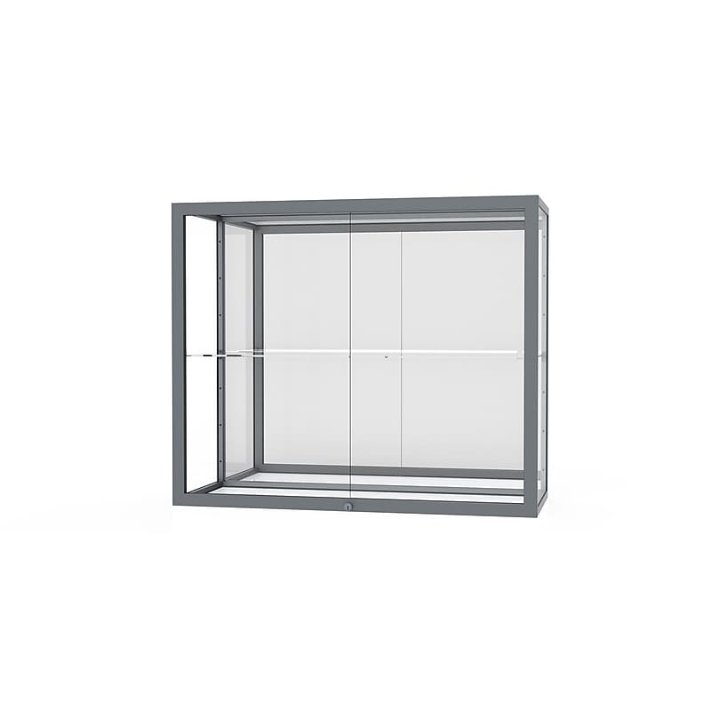 Ghent Champion 36"W x 30"H x 14"D Wall Case, Mirror Back, Satin Finish image 1