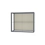 Ghent Champion 36"W x 30"H x 14"D Wall Case, Plaque Back, Satin Finish~#|#~m003187580_sc7