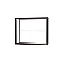 Ghent Champion 36"W x 30"H x 14"D Wall Case, White Back, Dk. Bronze Finish~#|#~m003187581_sc7