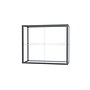 Ghent Champion 36"W x 30"H x 14"D Wall Case, White Back, Satin Finish~#|#~m003187583_sc7