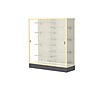 Ghent Colossus 60"W x 66"H x 20"D Floor Case, Plaque Back, Champagne Finish~#|#~m003187585_sc7