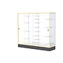 Ghent Colossus 72"W x 66"H x 20"D Floor Case, White Back, Champagne Finish~#|#~m003187594_sc7