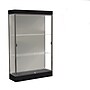 Ghent Edge 48"W x 76"H x 20"D Lighted Floor Case, 6" base, Harbor Back, Dk. Bronze Fin, Black Base~#|#~m003187750_sc7