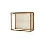 Ghent Heirloom 36"W x 30"H x 14"D Wall or Top Case, Plaque Back, Honey Maple Finish~#|#~m003188062_sc7