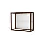 Ghent Heirloom 36"W x 30"H x 14"D Wall or Top Case, White Back, Cordovan Finish~#|#~m003188064_sc7