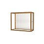 Ghent Heirloom 36"W x 30"H x 14"D Wall or Top Case, White Back, Honey Maple Finish~#|#~m003188065_sc7
