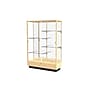 Ghent Heritage 48"W x 70"H x 18"D Floor Case, Mirror Back, Hardwood Honey Finish~#|#~m003188087_sc7