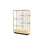 Ghent Heritage 48"W x 70"H x 18"D Floor Case, Plaque Back, Hardwood Honey Finish~#|#~m003188090_sc7
