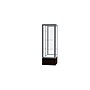Ghent Keepsake 24"W x 72"H x 24"D Floor Case, Mirror Back, Satin Finish, Walnut Vinyl Base~#|#~m003188133_sc7