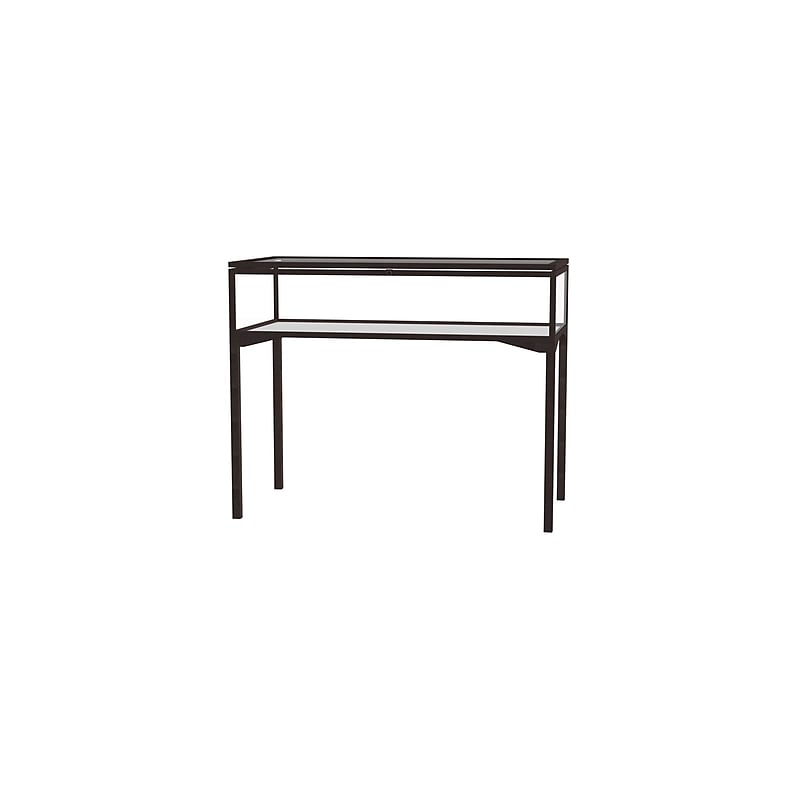 Ghent Keepsake 48"W x 10"H x 24"D Table Top Four Leg Case, Hinged Top, Dk. Bronze Finish image 1