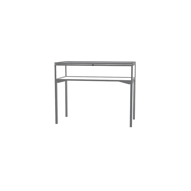 Ghent Keepsake 48"W x 10"H x 24"D Table Top Four Leg Case, Hinged Top, Satin Finish image 1