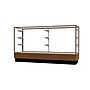 Ghent Merchandiser 72"W x 40"H x 20"D Counter Case, Champagne Finish, Lt. Oak Base~#|#~m003188156_sc7