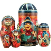 G Debrekht Russia 5 Piece Halloween Nested Doll Set