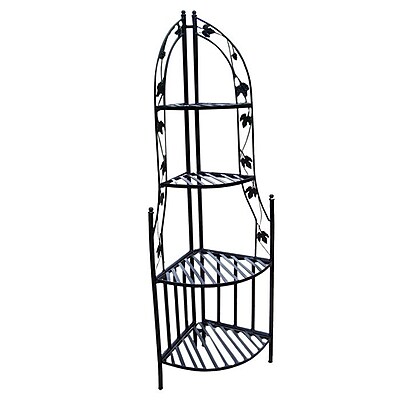 Oakland Living Novelty Plant Stand; Black