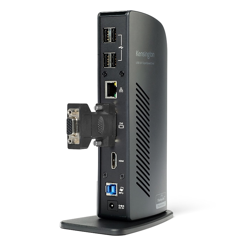 Kensington® K33972US USB 3.0 Docking Station W/Dual DVI/HDMI/VGA Video image 1