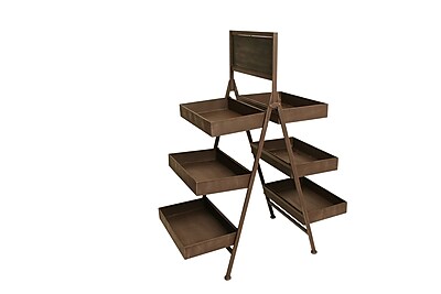 WaldImports Six Shelf Multi-Tiered Plant Stand