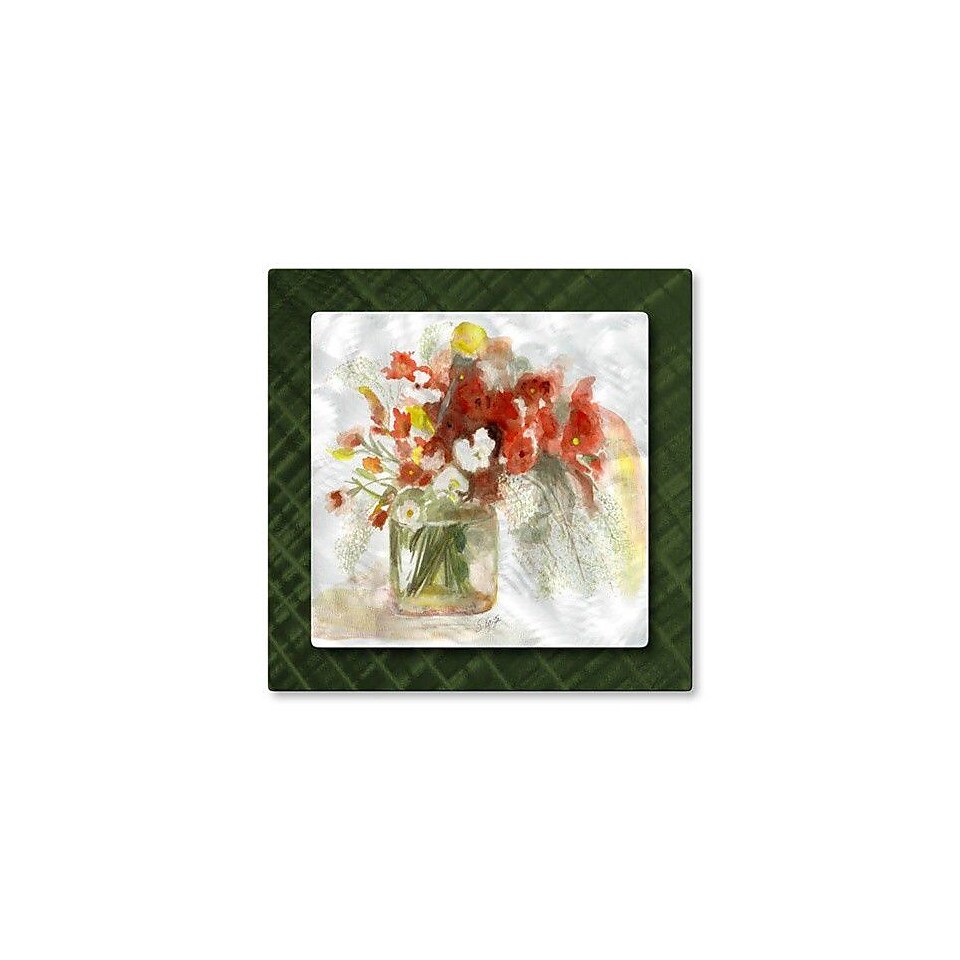 All My Walls Vase of Flowers by Stephanie Kriza Painting Print Plaque