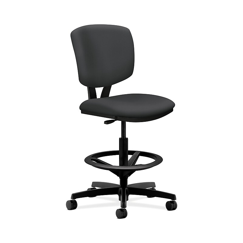 HON Volt 32" Armless Task Stool, Basalt Vinyl (HON5725HSX23T) image 1