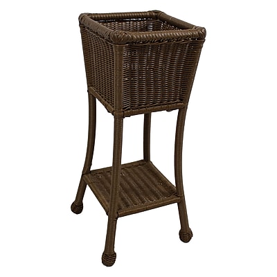 International Caravan Chelsea Novelty Plant Stand; Mocha